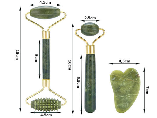Beper Face Roller & Gua Sha Tool Jade Anti-Aging