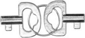 Shots Immobilization Bar in Silver Color