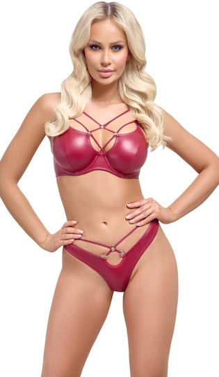 Cottelli Collection Wetlook Set Roșu
