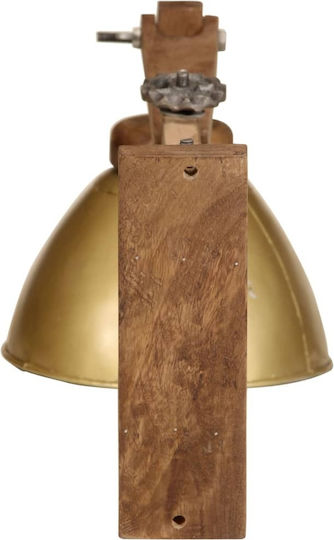 vidaXL Lamp Wall with Socket E27 Bronze 20x6.5cm