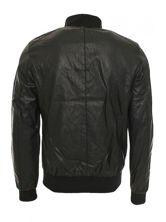 Easytoys Men's Leather Jacket Black