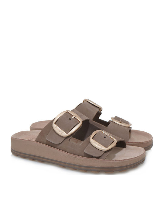 Despoina Γυναικεία Σανδάλια Πούρο Nubuck