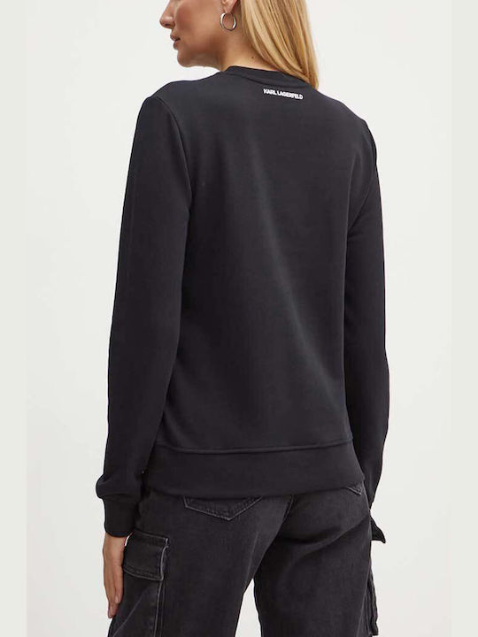 Karl Lagerfeld Ikonik 2.0 Women's Sweatshirt Black