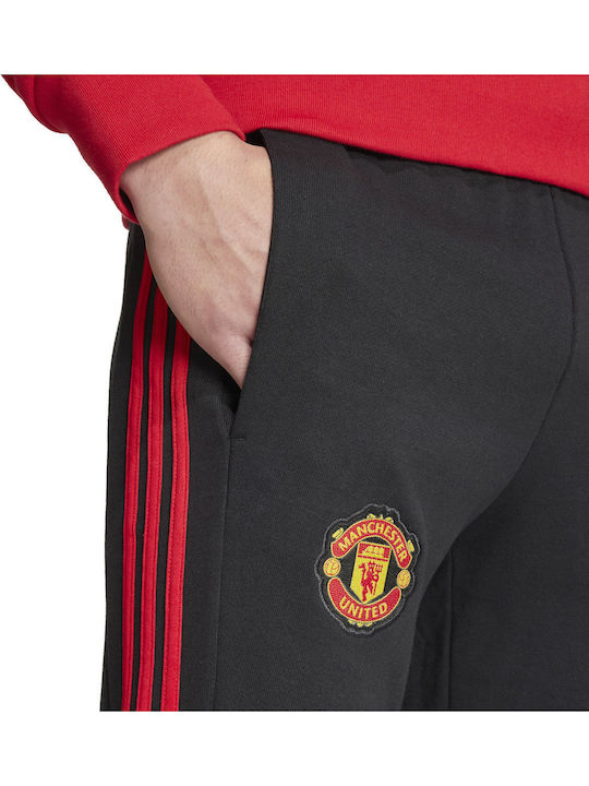 Manchester United Fotbalistic Pantaloni de trening cu Elastic Negru