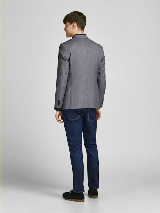Men's Suit Jacket Slim Fit Gray