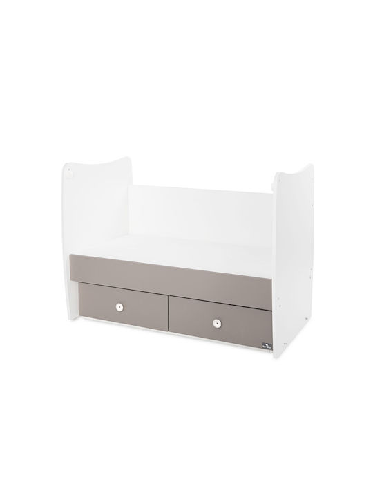 Lorelli Pătuț Bebeluși Matrix White/String pentru Saltea 60x120cm