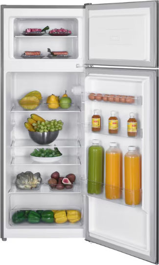 Omnys Ψυγείο Δίπορτο 206lt Υ143xΠ55xΒ56εκ. Inox WNT-28N23EIN