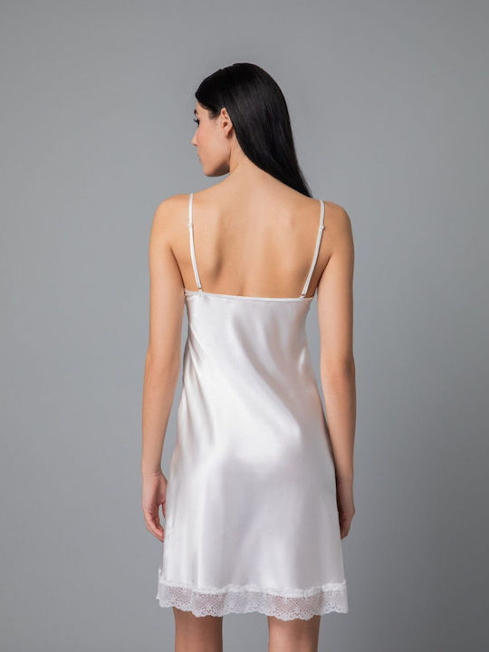Milena by Paris Καλοκαιρινό Νυφικό Γυναικείο Νυχτικό με String Ιβουάρ Milena by Paris Καλοκαιρινό Νυφικό Γυναικείο Νυχτικό με String Ιβουάρ