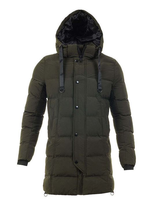 Senior Men's Puffer Jacket Navy Blue