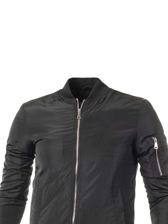 Senior Herren Jacke Bomber Schwarz