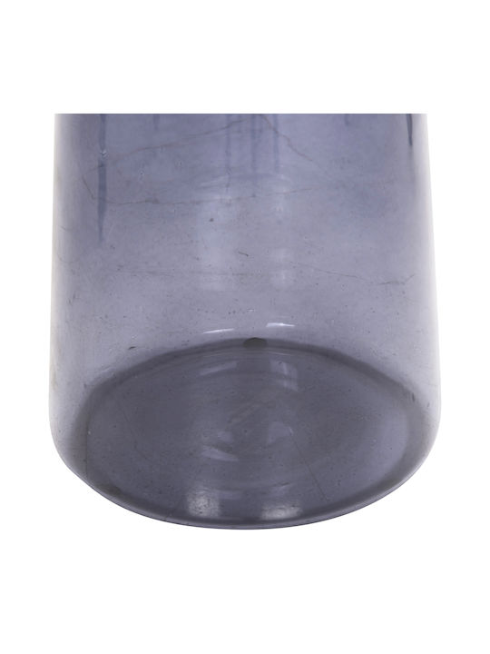 Round Side Table Ballin Glass Blue 37x37x35cm