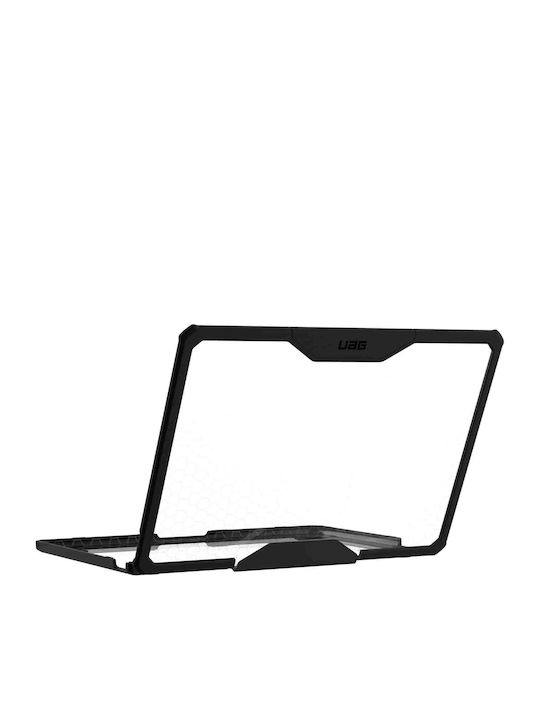 Uag Plyo Laptop Case Compatible Macbook Air 13 Inch 2022 2023 2024 Transparent Black
