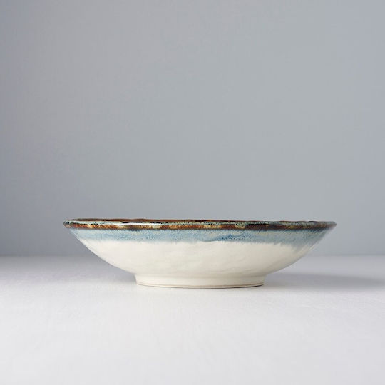 MIJ Salatieră Ceramică Albă 24x24x8cm 1buc