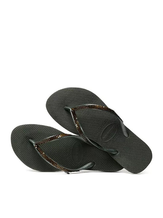 Slim Women's Flip Flops Black