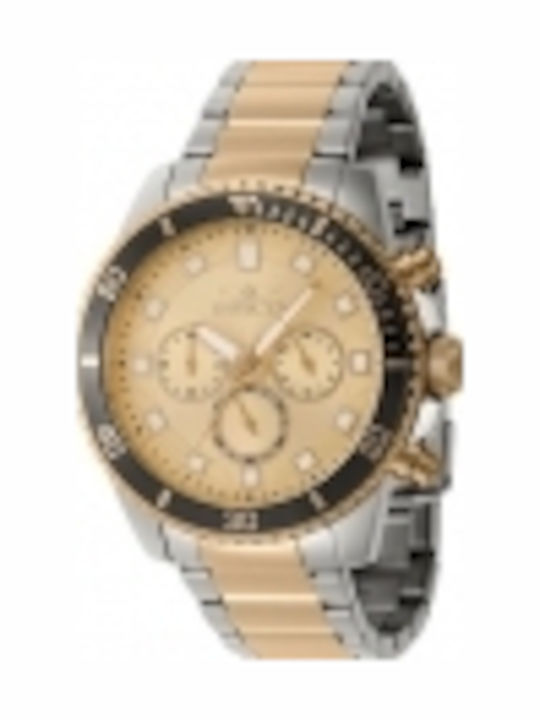 Invicta Invicta Pro Diver Ρολόι Μπαταρίας με Μεταλλικό Μπρασελέ Invicta Invicta Pro Diver Ρολόι Μπαταρίας με Μεταλλικό Μπρασελέ