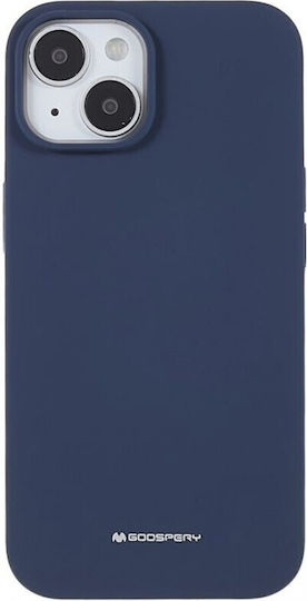 Mercury Back Cover Silicone Navy Blue (iPhone 14 Plus)