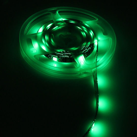 LED Strip USB 5V RGB Light 3m Type SMD5050 with Power Supply & Remote Control