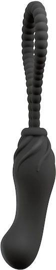 You2Toys Black Velvets Strapless Strap On with Dildo 22cm in Black Color