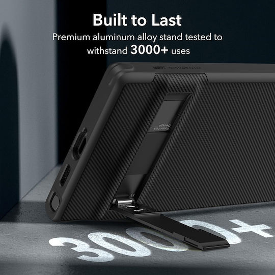ESR Boost Kickstand Back Cover Σιλικόνης 1mm Μαύρο (Samsung Galaxy S24 Ultra)