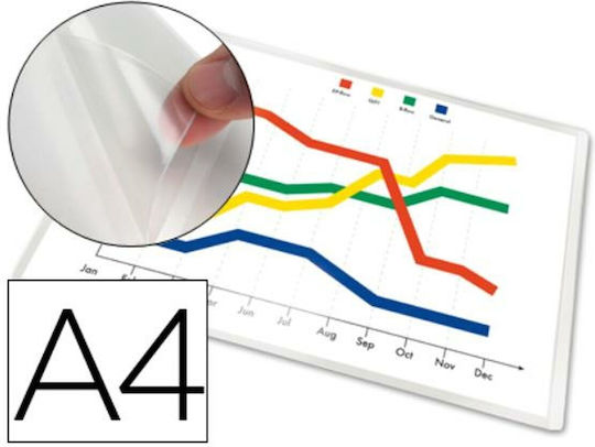 Q-Connect Πλαστικές Ζελατίνες για Έγγραφα A4 5τμχ