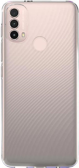 TelForceOne Back Cover Silicone 1.5mm Magnetic Transparent (Moto E40)