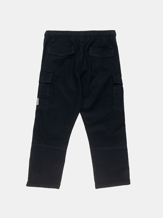 Alouette Kids Cargo Trousers Navy Blue