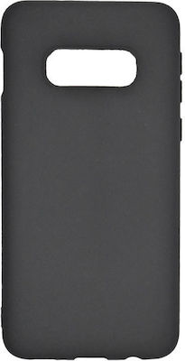 Forcell Soft Silicone Back Cover Black (Galaxy S10e)