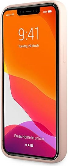 Lacoste Silicone Silicone Umschlag Rückseite Silikon Rosa (iPhone 13 Pro / 13)