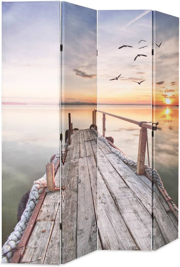 vidaXL Διακοσμητικό Παραβάν από Καμβά 160x170cm