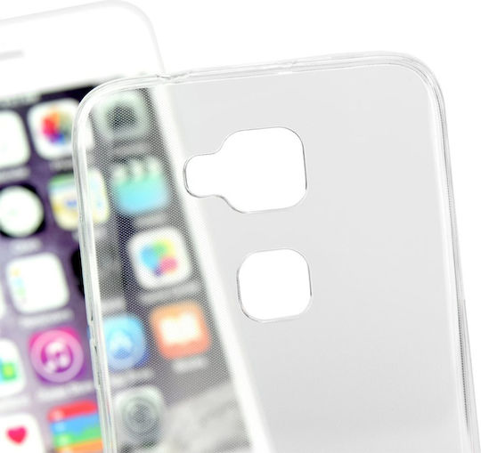 Ultra Slim 0.3mm Umschlag Rückseite Silikon 0.3mm Transparent (Huawei P Smart)