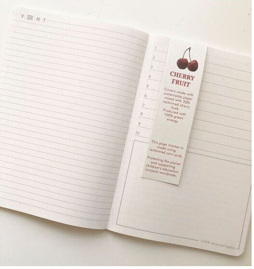 Vent Notebook A5 Ruled Brown