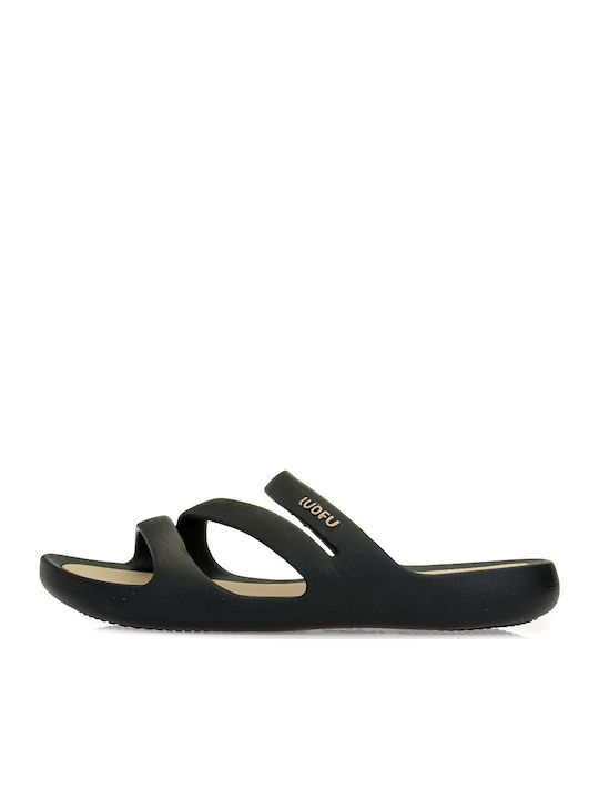 Women's Flip Flops Black/Ecru