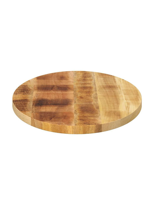 vidaXL Oval Table Surface made of Solid Wood Brown 100x40x2.5cm 370820 1pcs