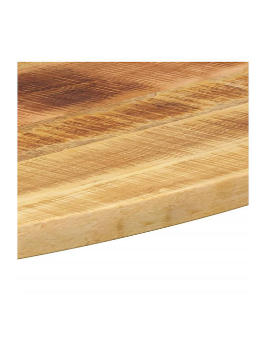 vidaXL Oval Table Surface made of Solid Wood Brown 100x40x2.5cm 370820 1pcs