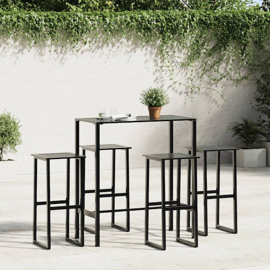 Μεταλλικό Σκαμπό Μπαρ 38x38x80cm Μεταλλικό Σκαμπό Μπαρ 38x38x80cm
