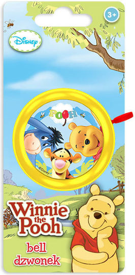 Seven WINNIE POOH Children's Bicycle Bell Yellow