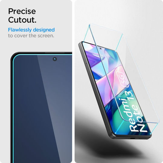 Spigen Glass tR Slim Tempered Glass (Redmi Note 13 5G)
