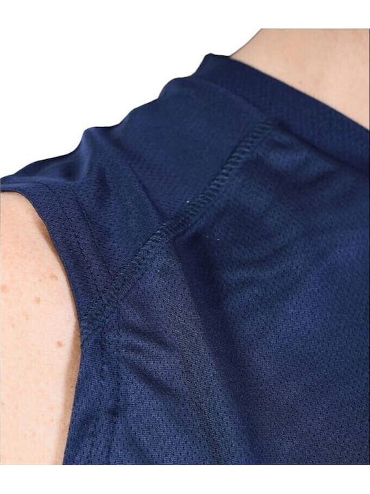One Smanicato Αθλητικό T-shirt Navy Μπλε