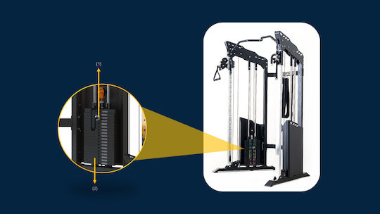 Pegasus FM-500 Πολυόργανο Γυμναστικής με Βάρη 180kg