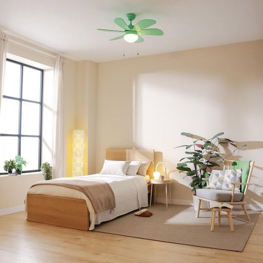 Cecotec EnergySilence Aero 3600 Vision Ceiling Fan 92cm with Light Fixture Fully Green