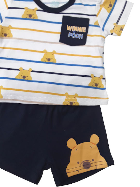 Παιδικό Σετ με Σορτς Καλοκαιρινό 2τμχ Navy Pooh Navy