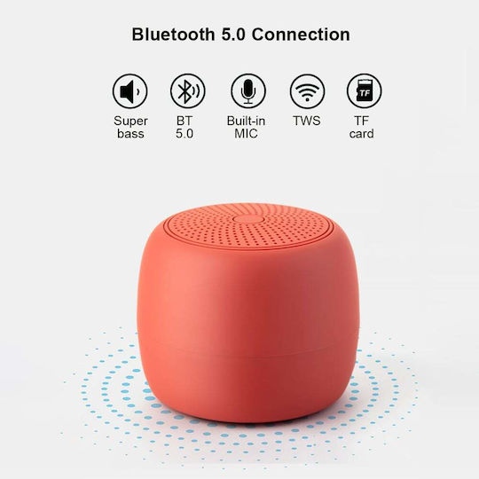 Sonique Mini TWS Active Beat Bluetooth Speaker 5W with Battery Life up to 5 hours Gray