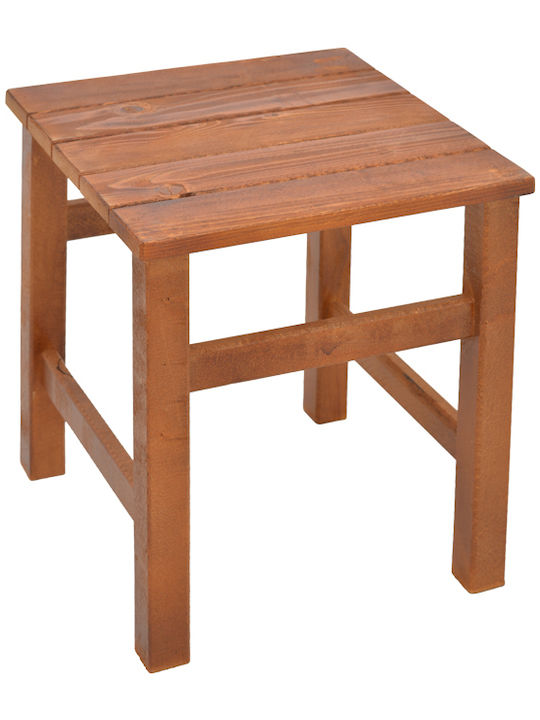 Tisch für kleine Außenbereiche Stabil Summrine Walnut 40x40x45cm