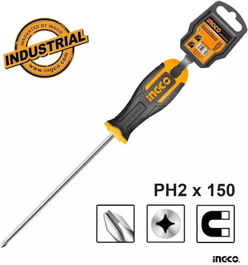 Ingco Long Screwdriver Cross Size PH2x150mm