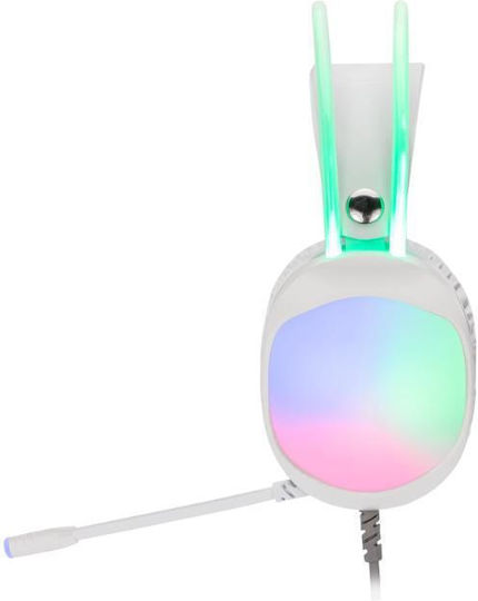 Marvo HG8959 Over Ear Gaming Headset με σύνδεση 3.5mm / USB Λευκό