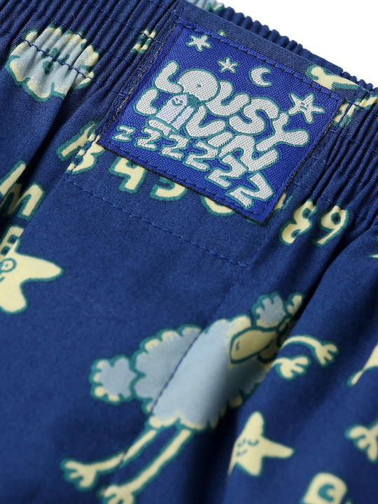 Lousy Livin Men's Boxer Blue