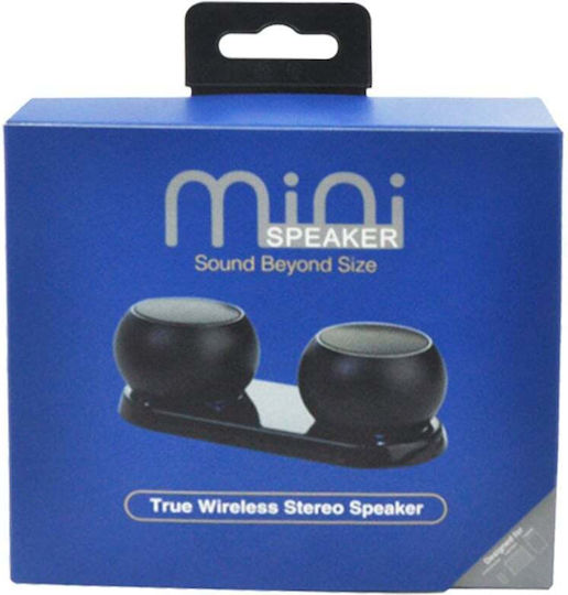 Sonique Mini TWS Double Luxury Beat Bluetooth Speaker 3W with Battery Life up to 4 hours Rose Gold