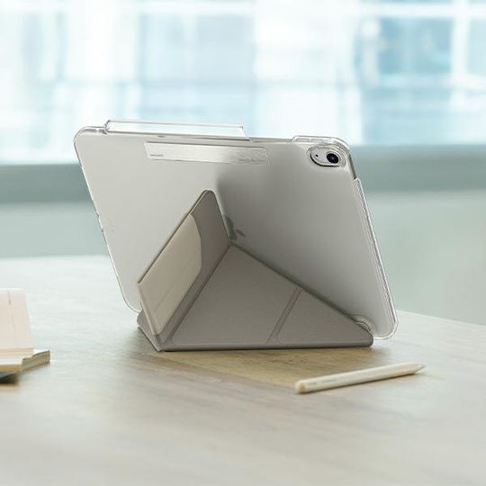 Uniq Flip Cover mit Tastatur Beige (iPad Air 11" 2024/2025/2026 / iPad Air 2020/2022)
