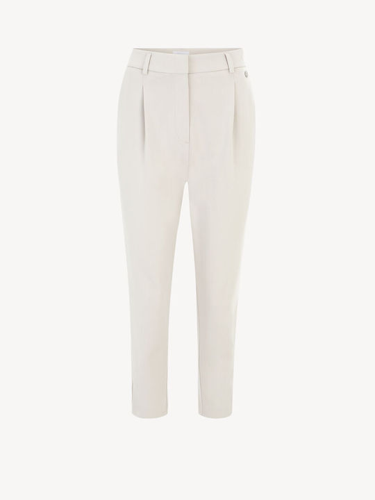 Women's Fabric Trousers White