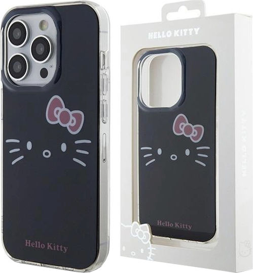 Hello Kitty Back Cover Πλαστικό Μαύρο (iPhone 15 Pro)